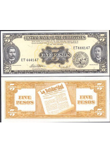FILIPPINE 5 Pesos 1949 Fds